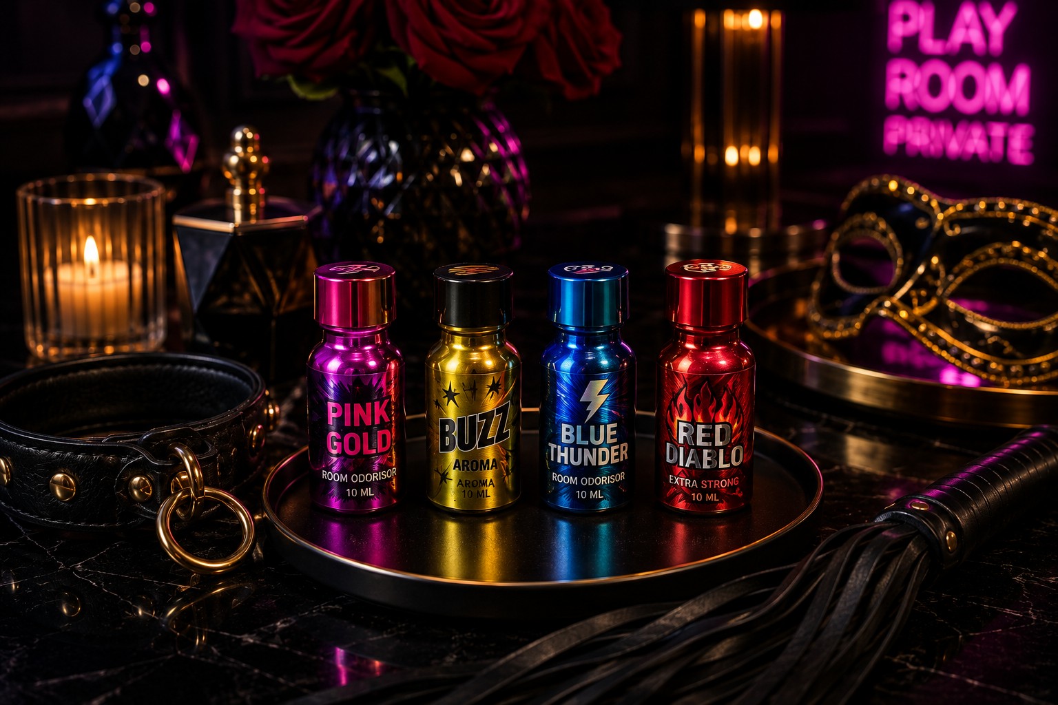 Séance BDSM avec poppers